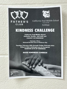 Caught in Kindness Challenge at California Trail Middle School